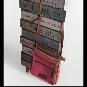 Simply Noelle Pink Crossbody Purse